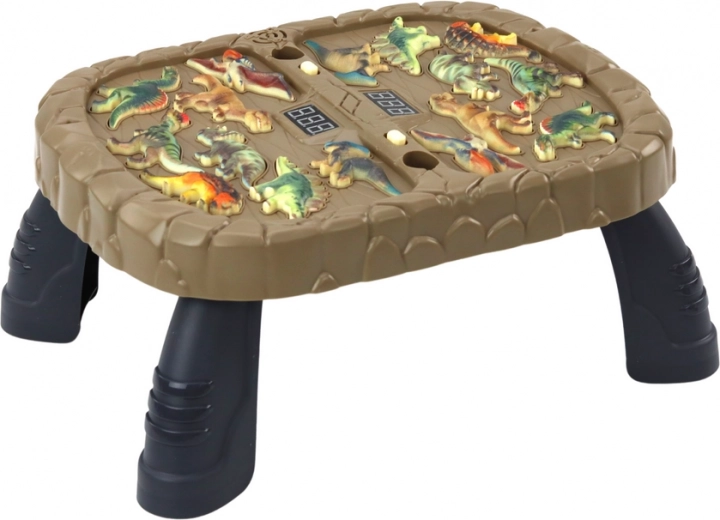 Mesita estable con superficie de juego de dinosaurios