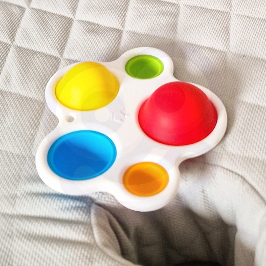 Burbujas de silicona de colores