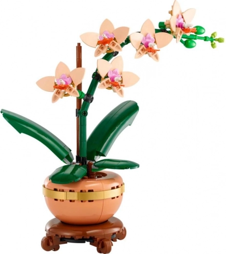 Orquídea realista como decoración de diseño