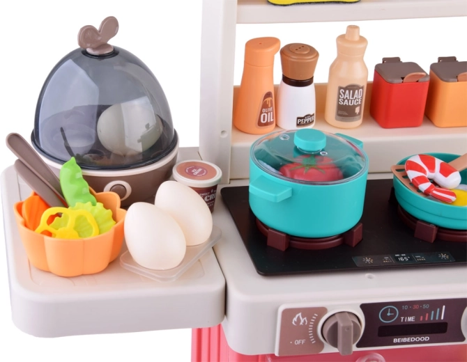 Cocinar de verdad con luces, sonidos y vapor