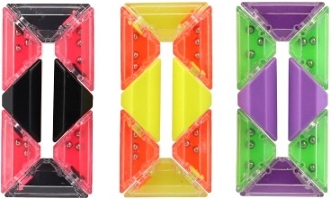 Tres colores llamativos