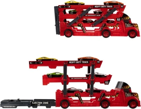 Plataforma de tres niveles para 6 cochecitos