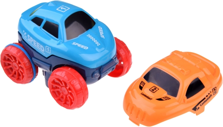 Coche autopropulsado con luces LED y mejor adherencia