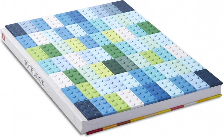 Diseño icónico de LEGO con relieve