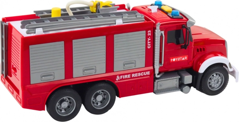 Luces y sonidos como los de los bomberos de verdad