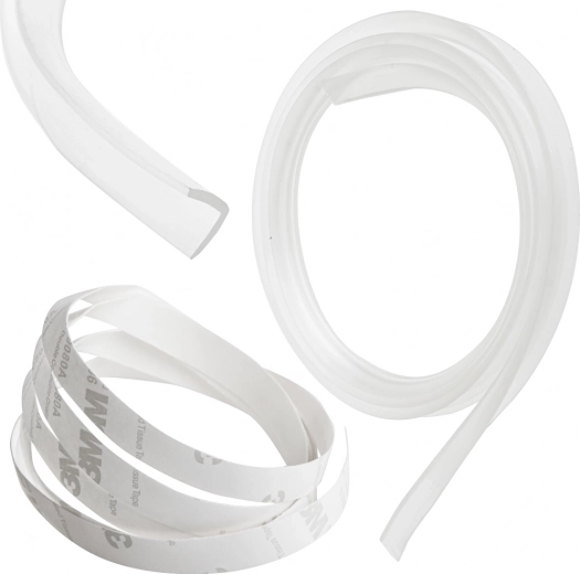 Instalación fácil con cinta adhesiva