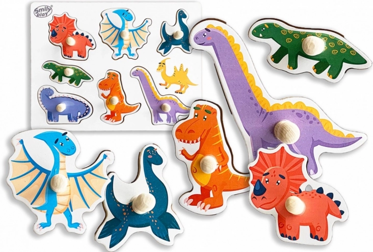 Aprendizaje de formas y colores con dinosaurios