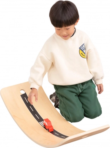 Carretera para cochecitos directamente en la tabla