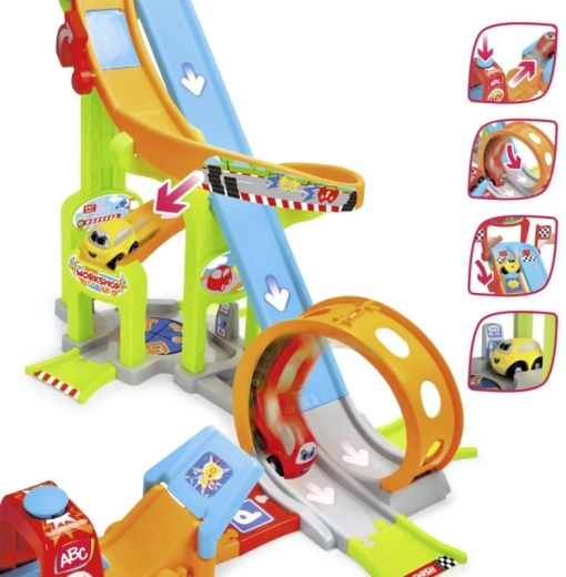 Diseño colorido y construcción robusta