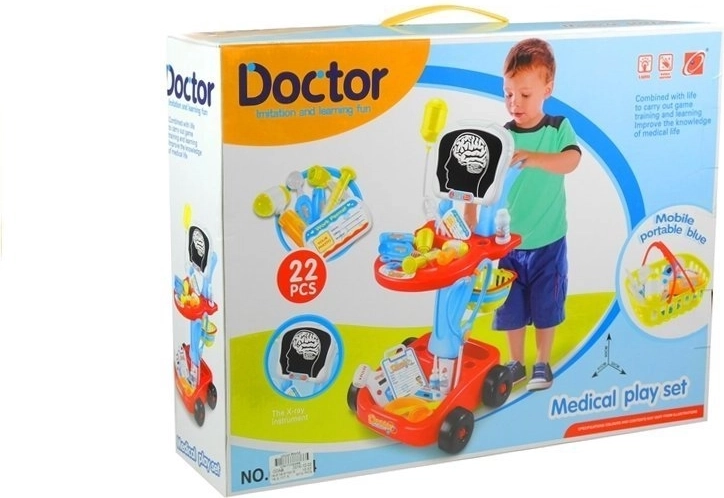 Carrito estable con espacio de almacenamiento inteligente
