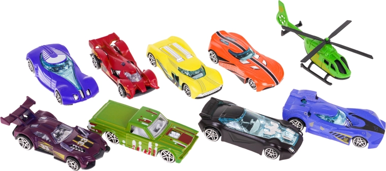 Amplio set de vehículos y accesorios