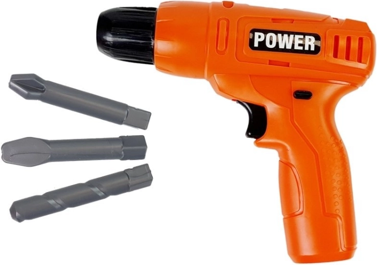 Taladro infantil ergonómico con accesorios