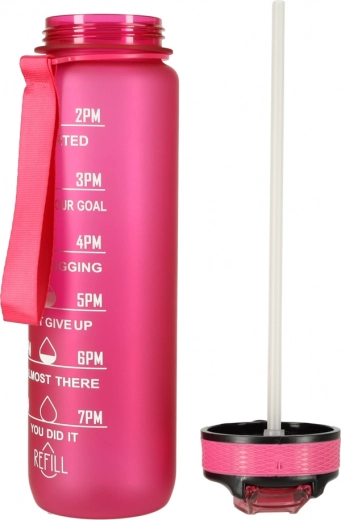 Bebida cómoda con pajita y bloqueo de tapa