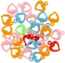 Dos motivos: corazones y letras