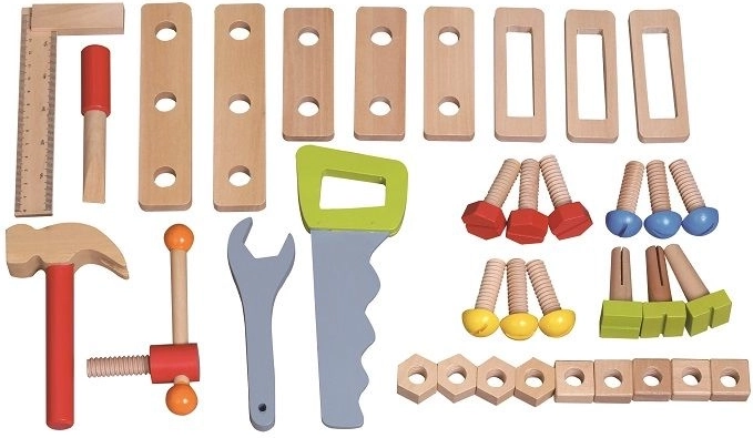 Completo set de herramientas para construir sin fin