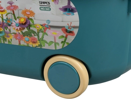 Maletín con ruedas para un almacenamiento fácil