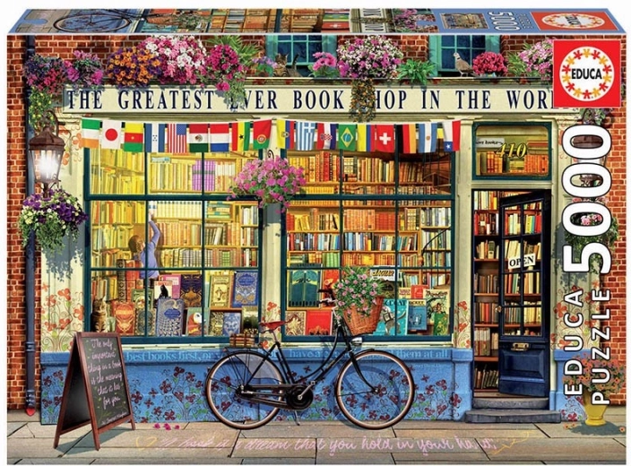 Hermoso motivo de librería