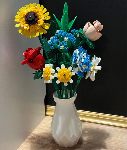 Pétalos y hojas móviles