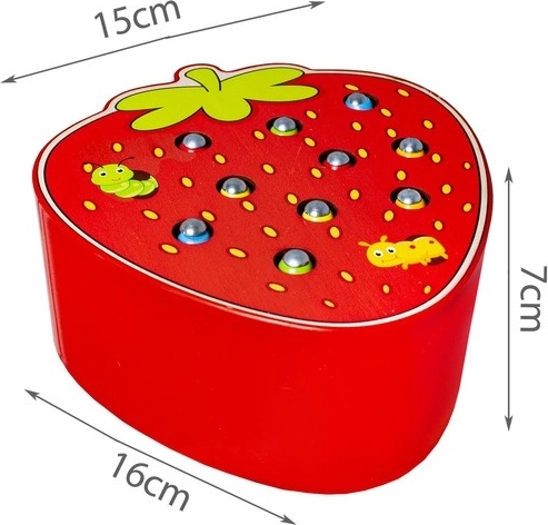 Colores vivos y atractivo diseño de fresa
