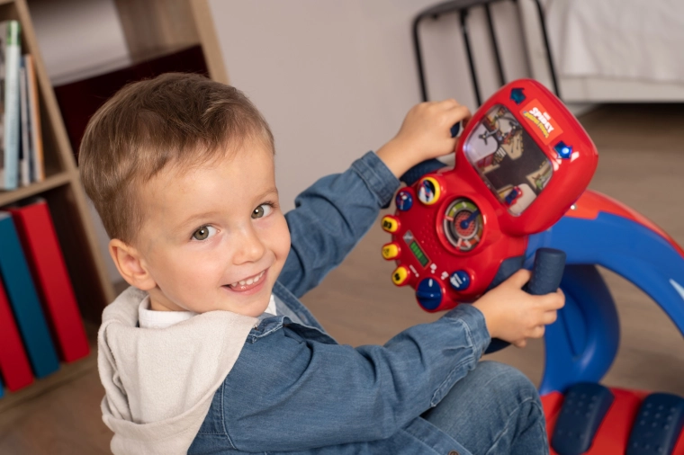 Volante interactivo con luces y sonidos