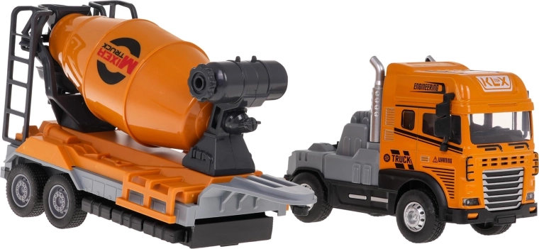 Tambor giratorio y remolque desmontable