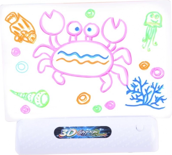 Dibujo de neón con efecto 3D