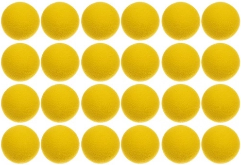 24 suaves pelotas de espuma