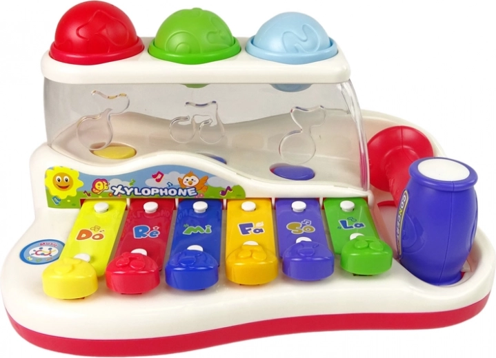 Exploración musical con teclas de colores