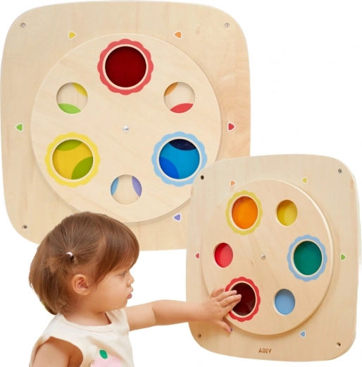 Disco giratorio para mezclar colores