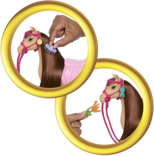 Monta realista y estilo de la melena