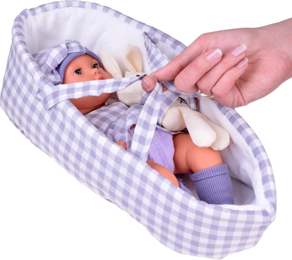 Cesta textil con asas para un transporte fácil