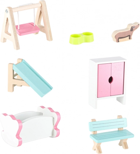 Amplio conjunto de muebles y accesorios