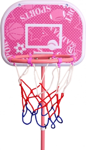 Canasta de baloncesto rosa