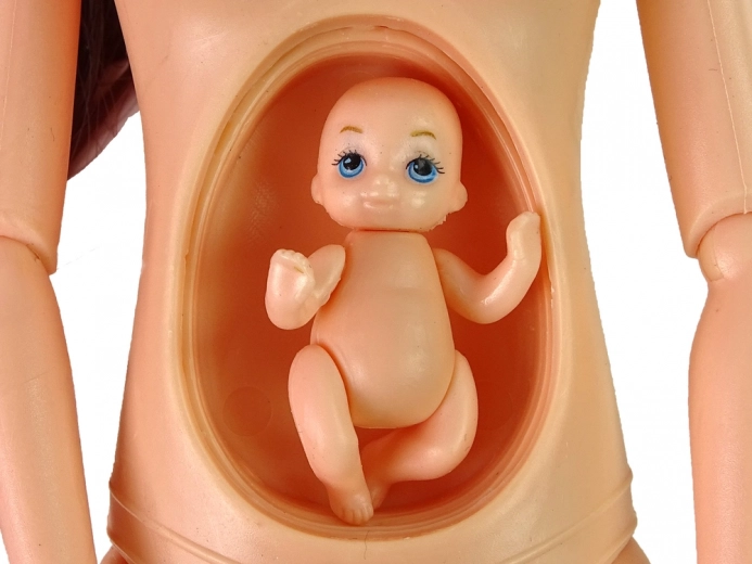 Barriguita desmontable para mayor realismo