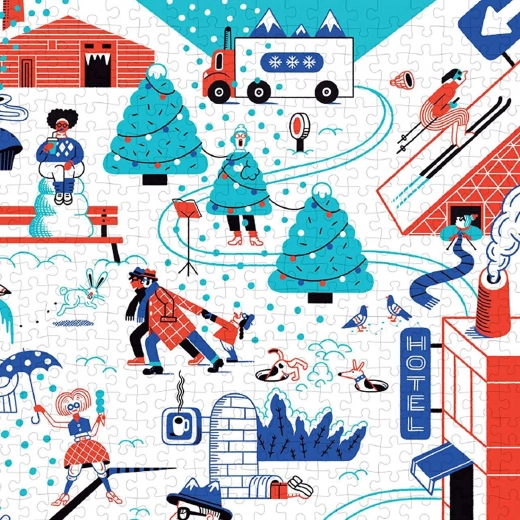 Divertidas escenas de invierno