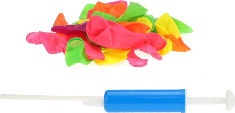 Juego de globos de colores para batallas de agua