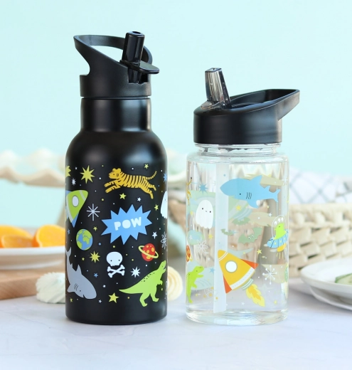 Alegre diseño espacial para pequeños exploradores
