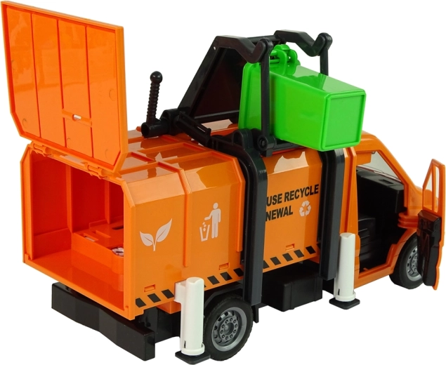 Reciclaje realista y detalles