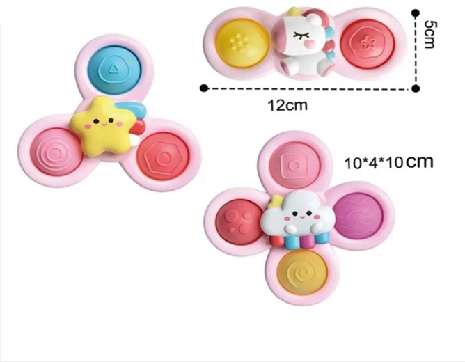 Juego de tres spinners mágicos