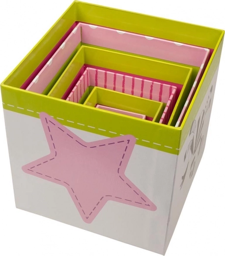 Apilar y encajar uno dentro de otro