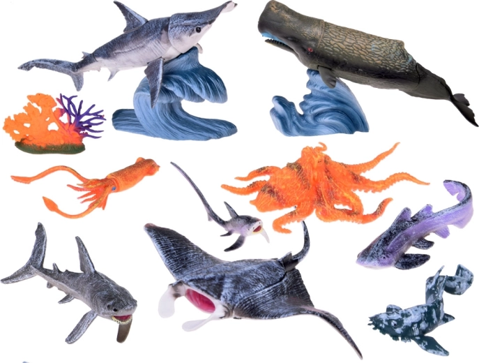 Set variado de especies para juego creativo