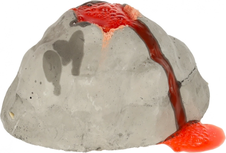 Erupción segura del volcán con efecto WOW