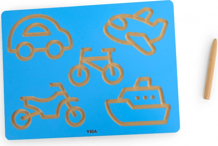 Guía táctil para trazos seguros