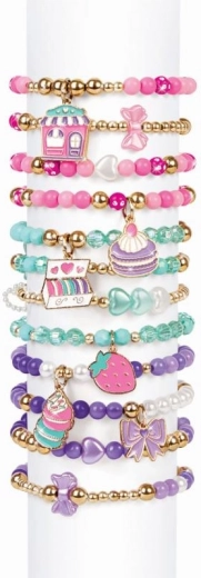 Crea al menos 12 pulseras dulces