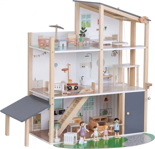 Ascensor funcional y terraza en la azotea para aún más diversión