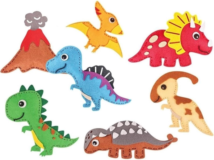 Dinosaurios coloridos como recompensa