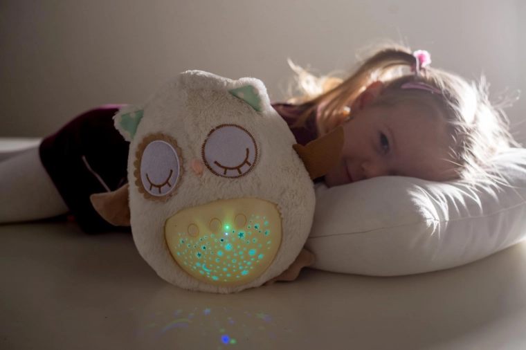 Luz relajante y proyección de estrellas