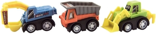 Set de 6 vehículos de construcción diferentes