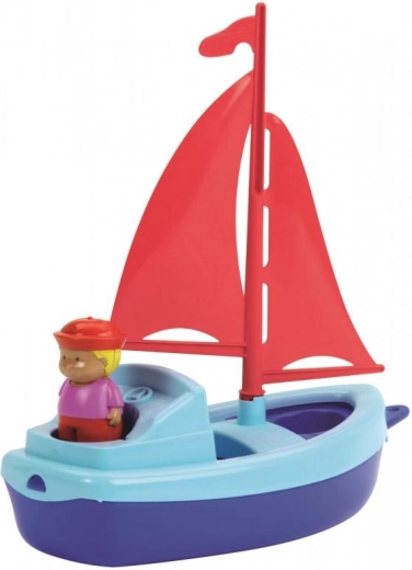 Un alegre marinero a bordo