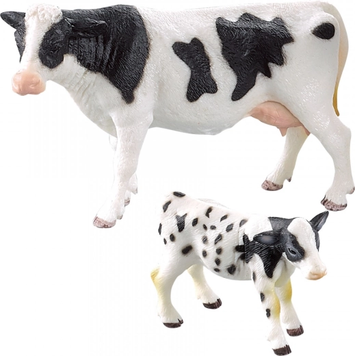 Vaca y ternero en un solo set